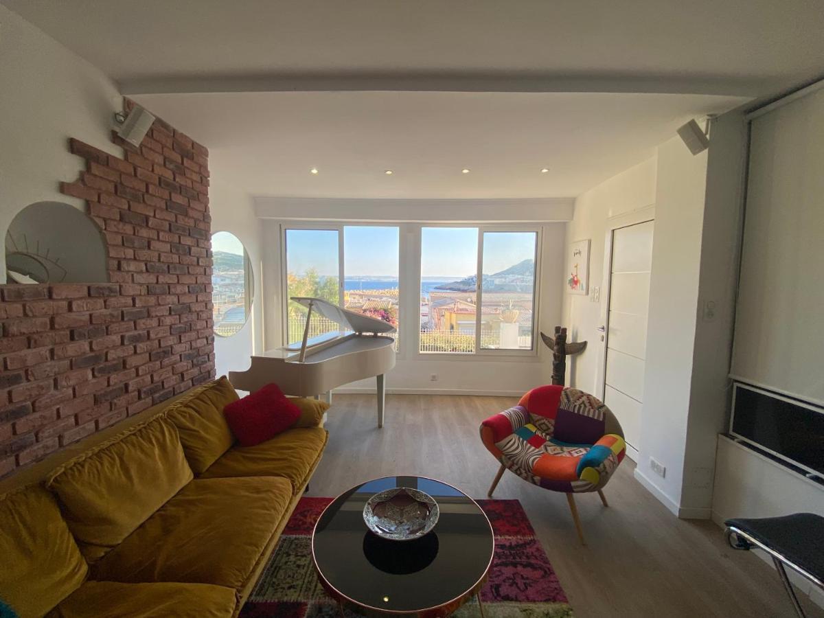 Au Coeur Du Parc National Du Massif Des Calanques, La Flibuste Des Goudes, Maison 2 Chambres, Climatisee, Jardins, Solarium, Proche Plage, Large Vue Mer Marsilya Dış mekan fotoğraf