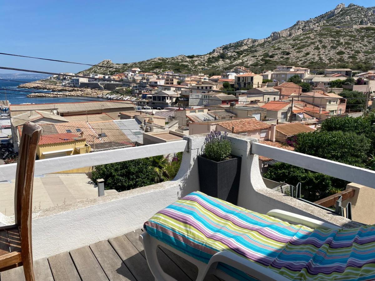 Au Coeur Du Parc National Du Massif Des Calanques, La Flibuste Des Goudes, Maison 2 Chambres, Climatisee, Jardins, Solarium, Proche Plage, Large Vue Mer Marsilya Dış mekan fotoğraf