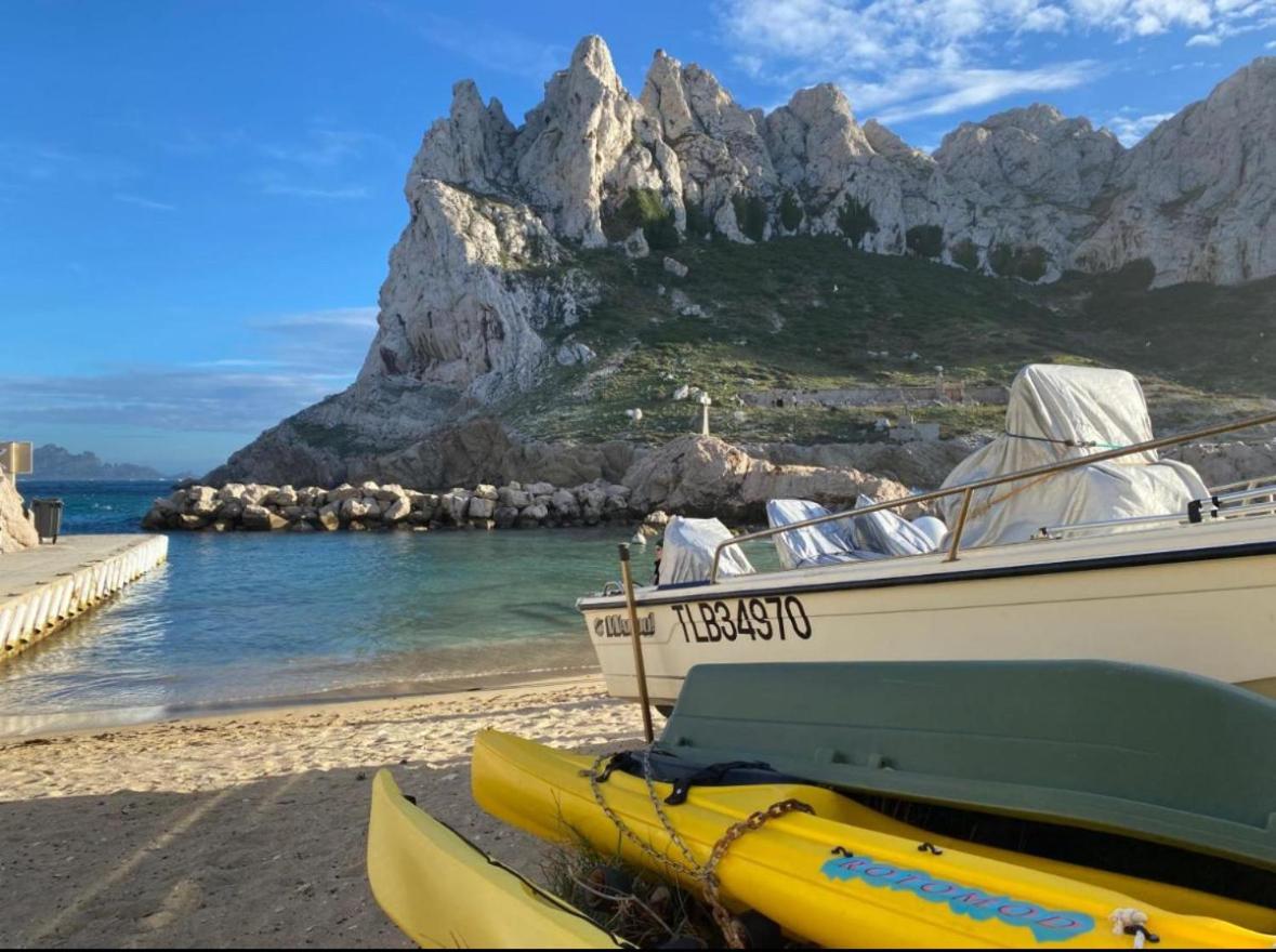Au Coeur Du Parc National Du Massif Des Calanques, La Flibuste Des Goudes, Maison 2 Chambres, Climatisee, Jardins, Solarium, Proche Plage, Large Vue Mer Marsilya Dış mekan fotoğraf
