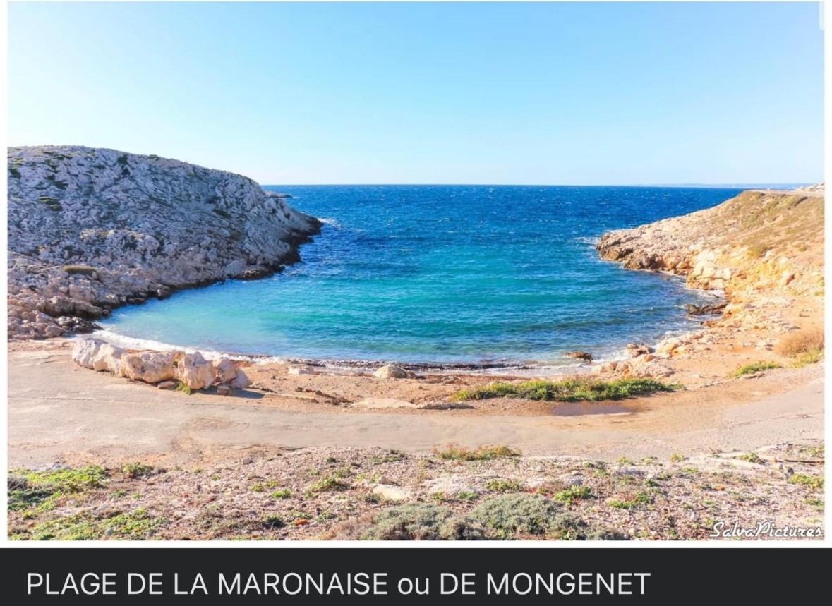 Au Coeur Du Parc National Du Massif Des Calanques, La Flibuste Des Goudes, Maison 2 Chambres, Climatisee, Jardins, Solarium, Proche Plage, Large Vue Mer Marsilya Dış mekan fotoğraf