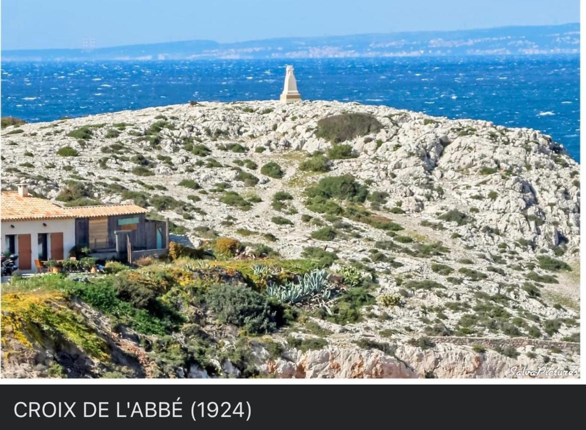 Au Coeur Du Parc National Du Massif Des Calanques, La Flibuste Des Goudes, Maison 2 Chambres, Climatisee, Jardins, Solarium, Proche Plage, Large Vue Mer Marsilya Dış mekan fotoğraf