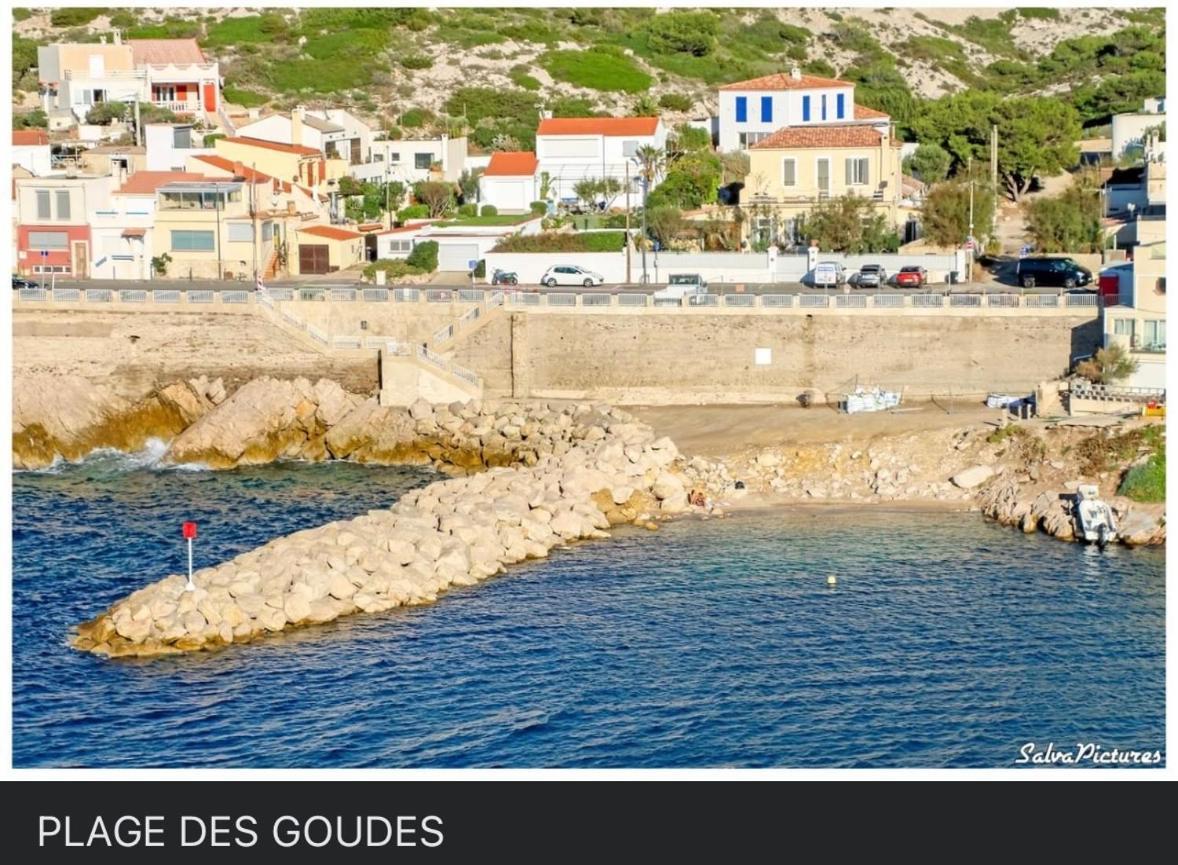 Au Coeur Du Parc National Du Massif Des Calanques, La Flibuste Des Goudes, Maison 2 Chambres, Climatisee, Jardins, Solarium, Proche Plage, Large Vue Mer Marsilya Dış mekan fotoğraf